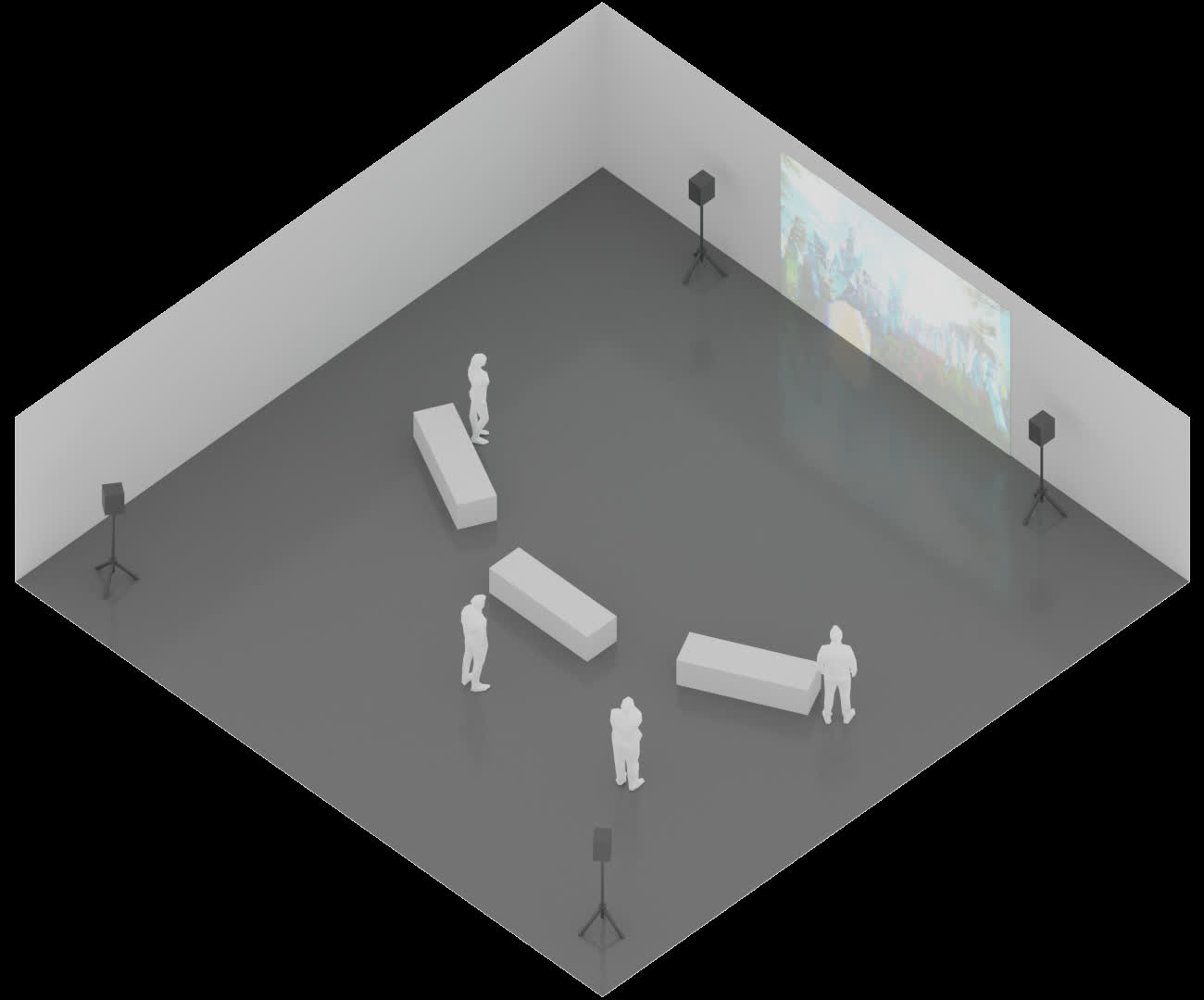 Diagram of Red Gates installation concept