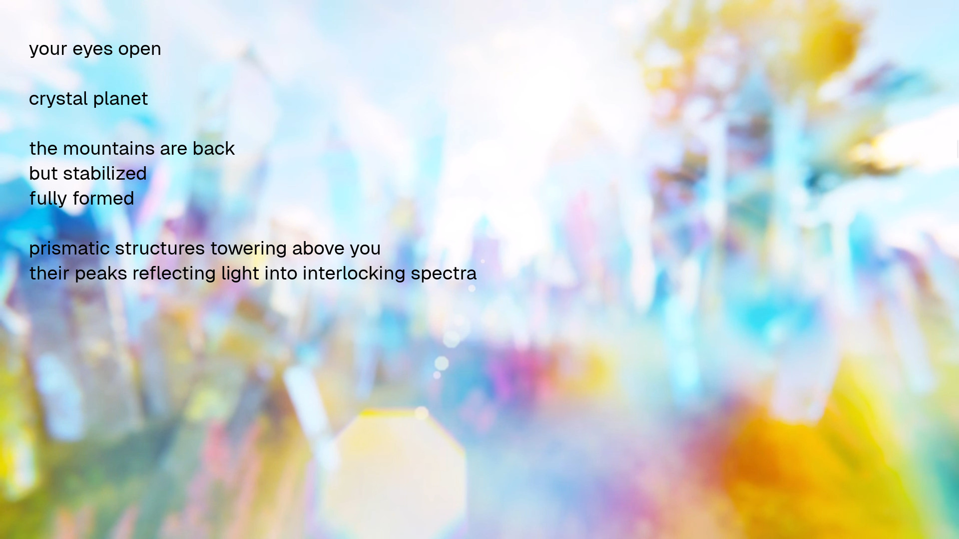 Frame from Red Gates album visualizer